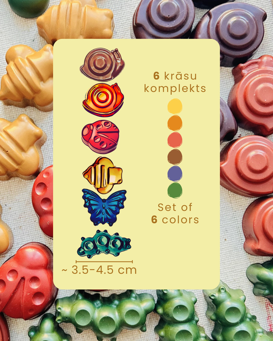 SĪKBŪTNES - Bišu vaska krītiņi