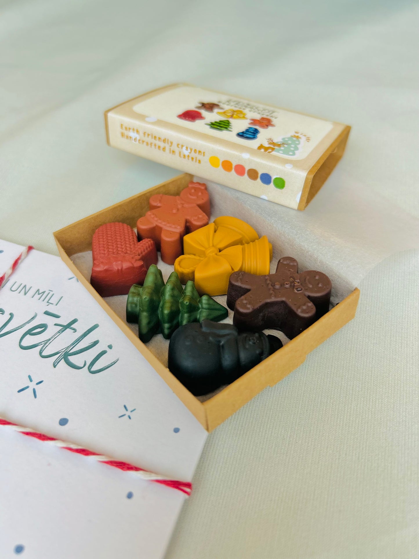 WINTER krītiņu komplekts + 6 krāsojamas kartītes