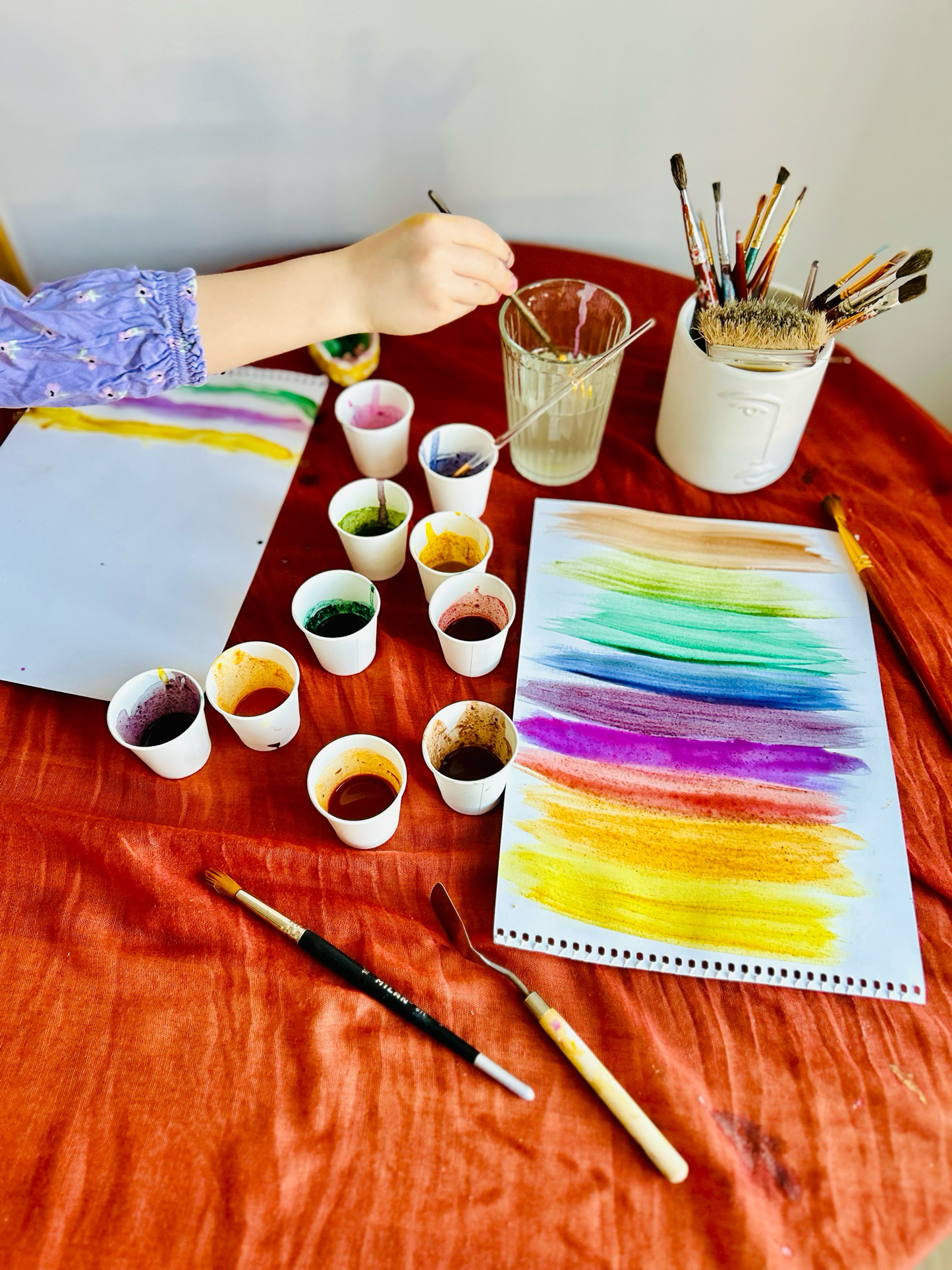 PULVERVEIDA AKVAREĻU KRĀSAS / Powdered Watercolor Paints