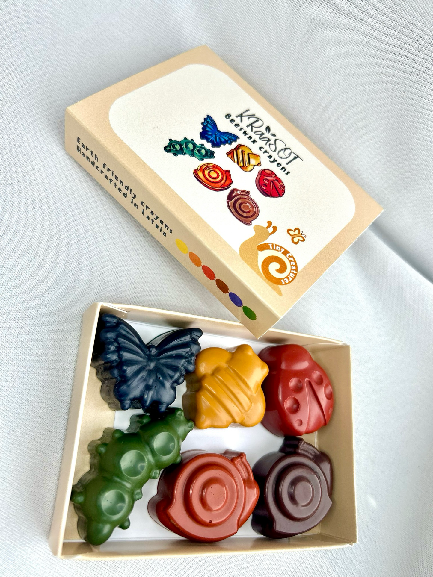 TINY CREATURES - Bišu Vaska Krītiņi / Beeswax Crayons