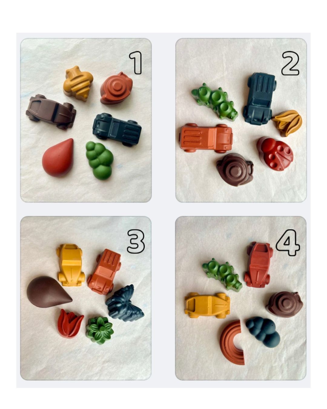6 krāsu krītiņu komplekts- bez “fancy” iepakojuma