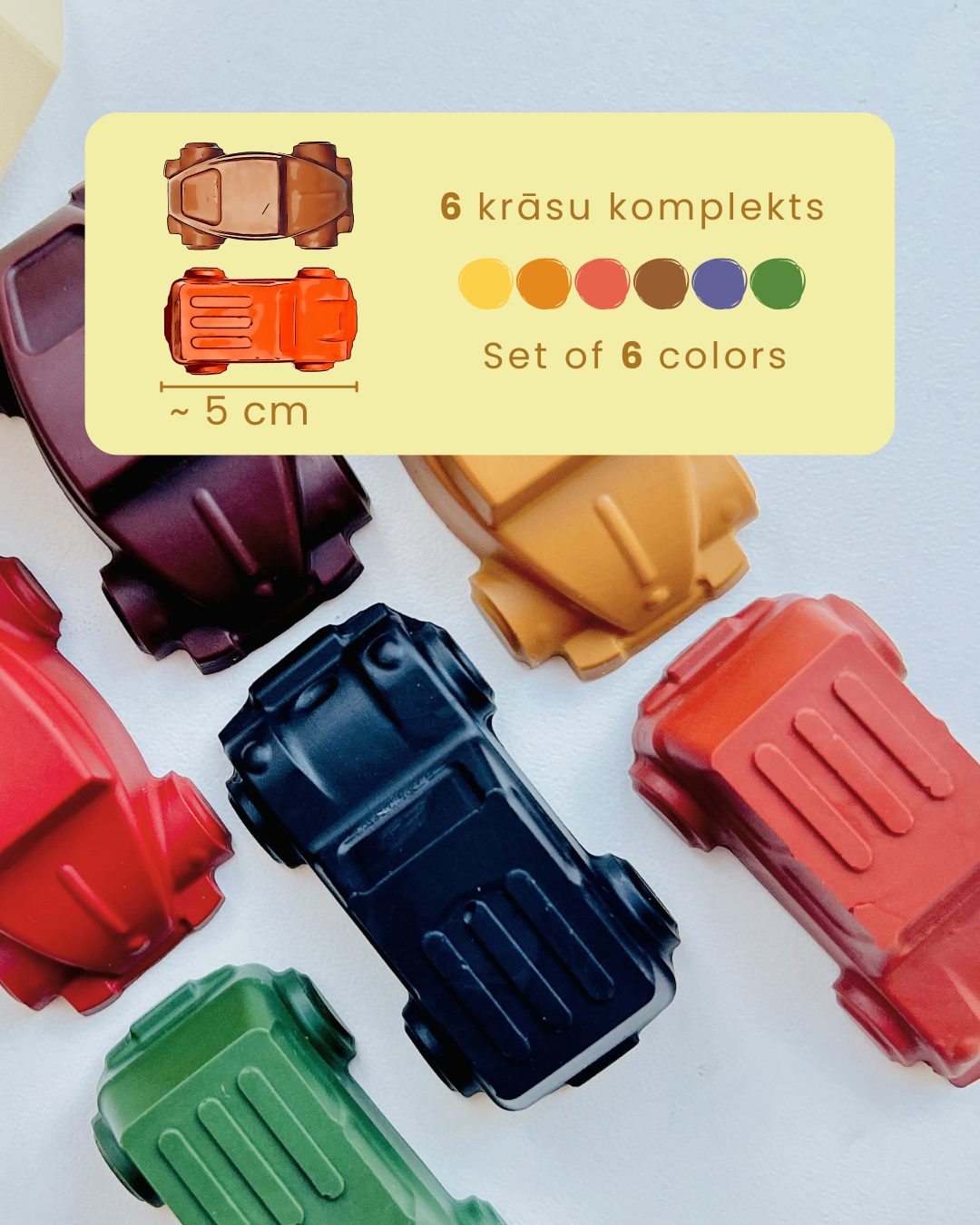 AUTOMAŠĪNAS - Bišu vaska krītiņi