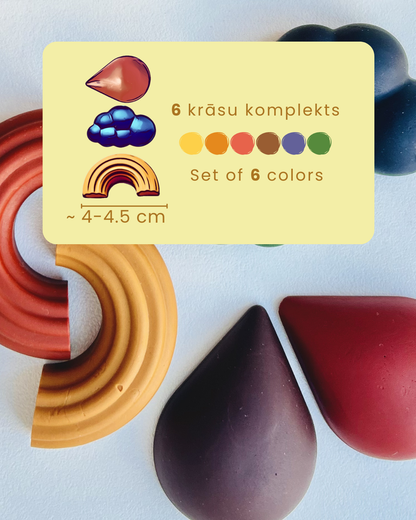 LAIKAPSTĀKĻI - Bišu vaska krītiņi