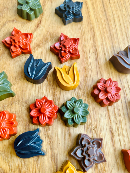 FLOWERS - Bišu Vaska Krītiņi / Beeswax Crayons