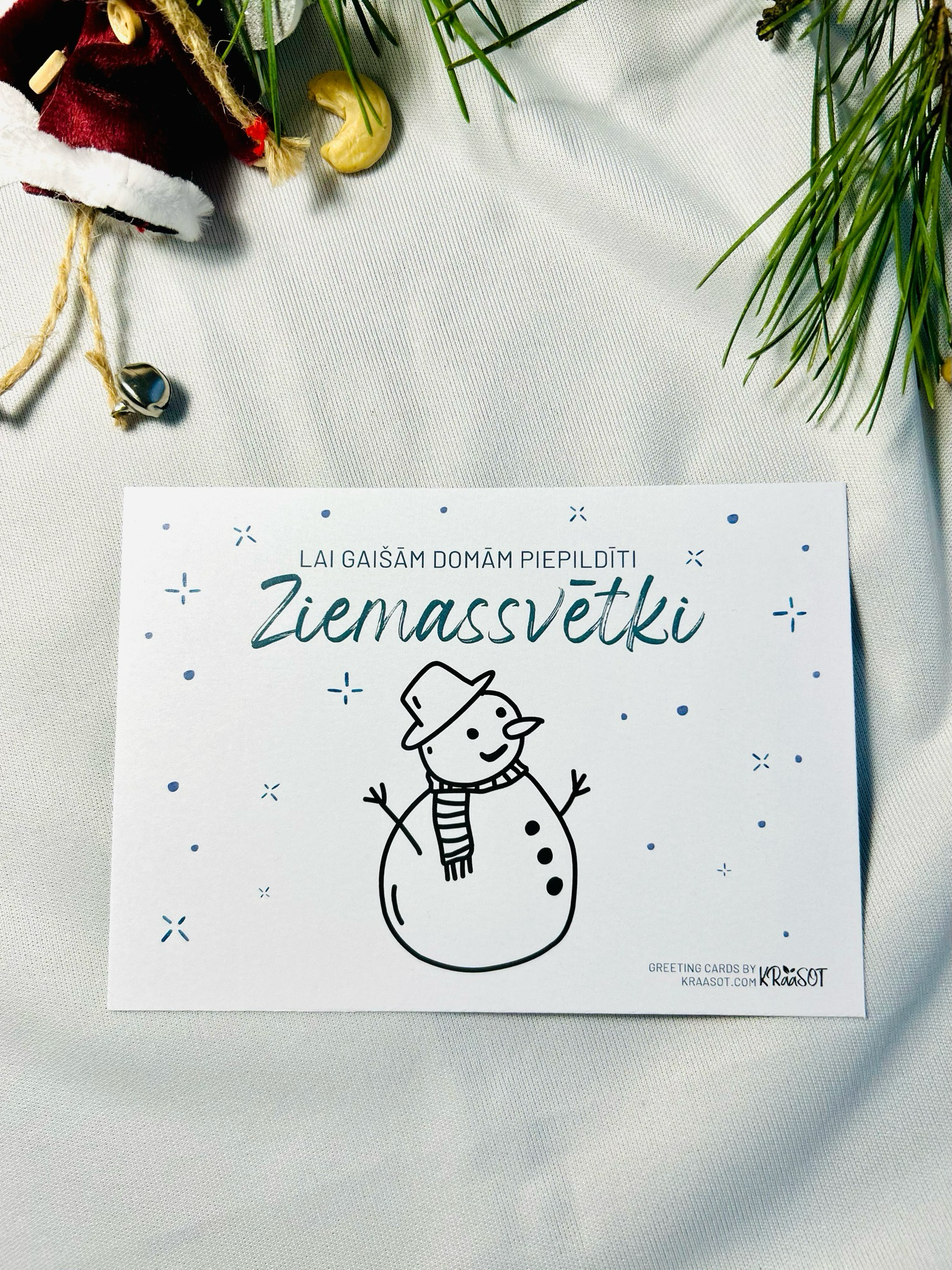 Krāsojamas Ziemassvētku Pastkartes