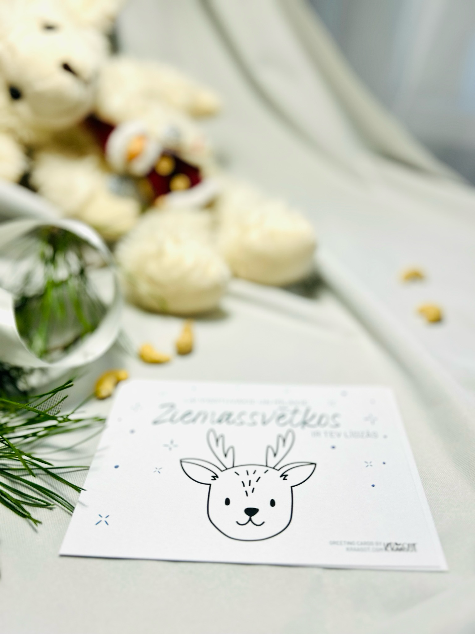 Krāsojamas Ziemassvētku Pastkartes