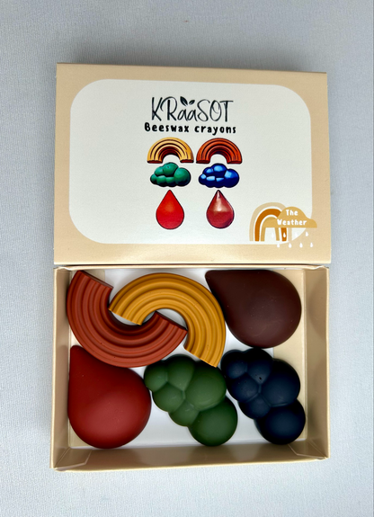 THE WEATHER - Bišu Vaska Krītiņi / Beeswax Crayons