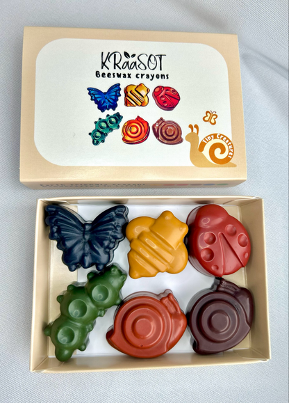 TINY CREATURES - Bišu Vaska Krītiņi / Beeswax Crayons