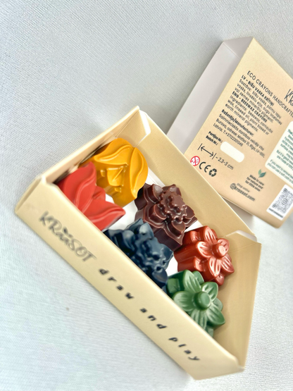 FLOWERS - Bišu Vaska Krītiņi / Beeswax Crayons