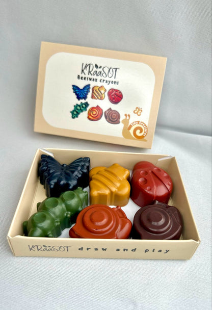 TINY CREATURES - Bišu Vaska Krītiņi / Beeswax Crayons