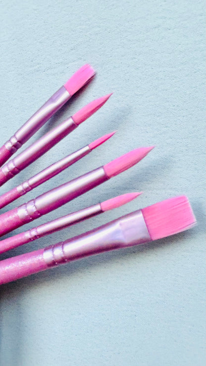 6gab Otiņu komplekts - pink