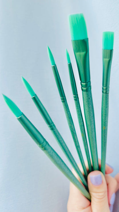 6pcs Brush Set - mint