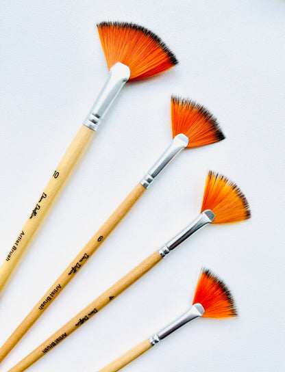 Expanded Bristle Brush for Watercolor - Single Piece | choose size