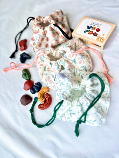 Kokvilnas somiņa krītiņiem