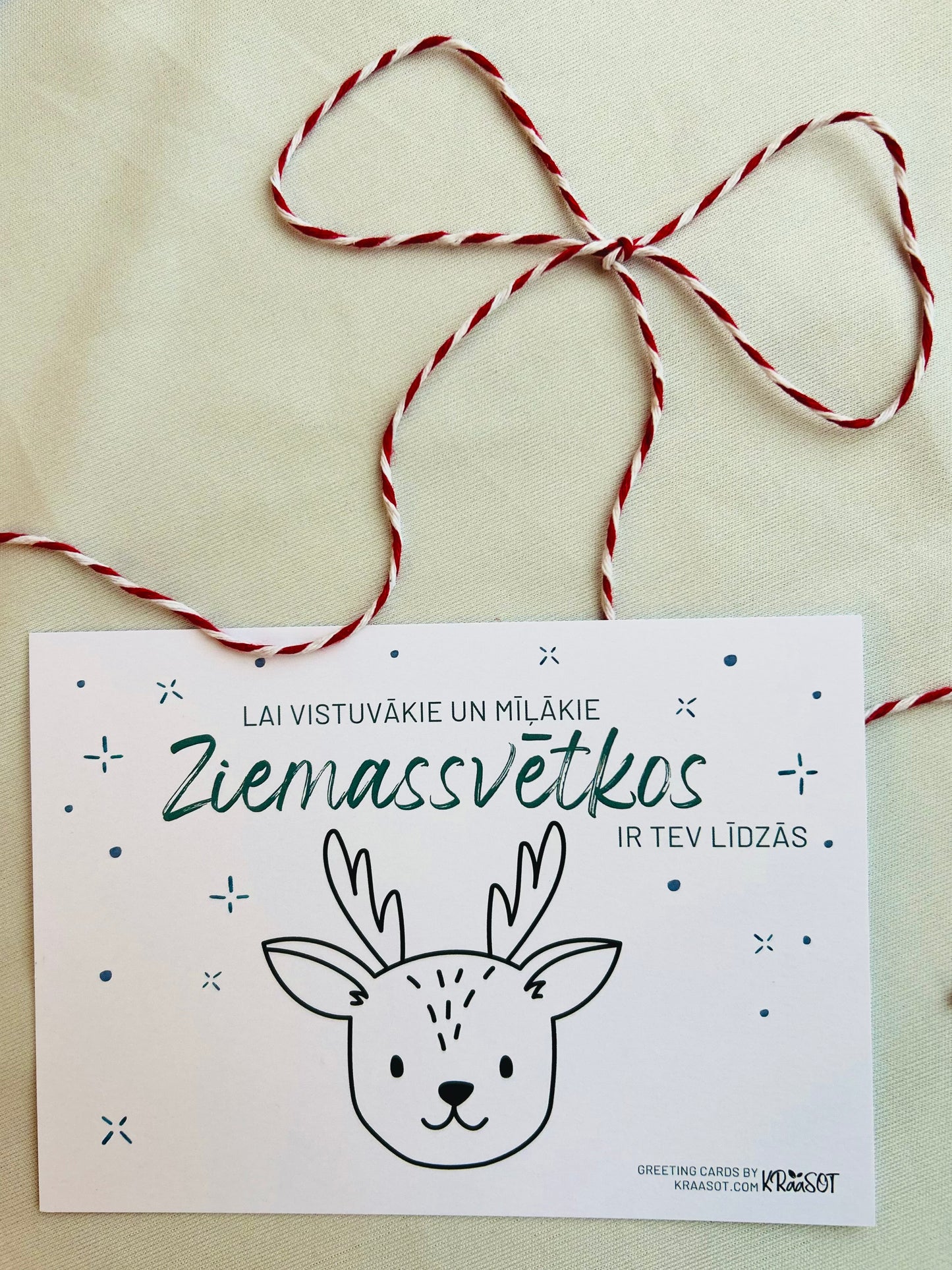 Krāsojamas Ziemassvētku Pastkartes