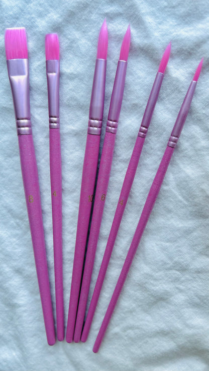 6gab Otiņu komplekts - pink