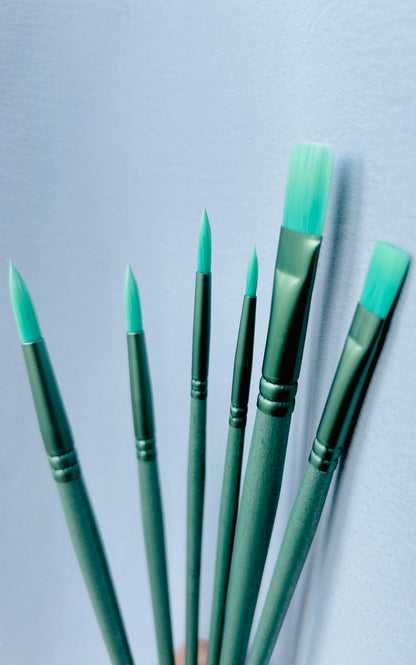 6pcs Brush Set - mint