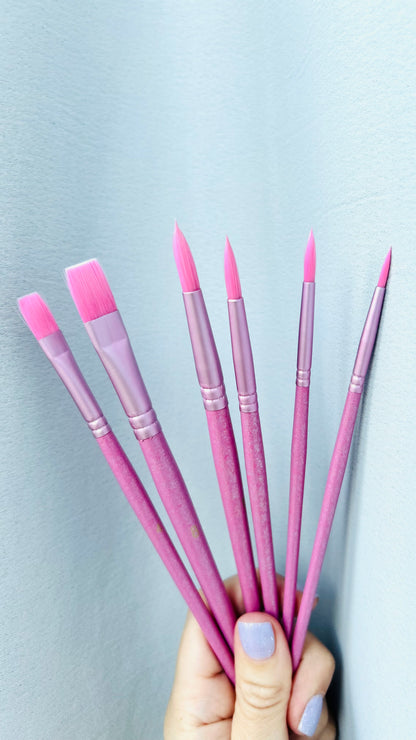 6gab Otiņu komplekts - pink