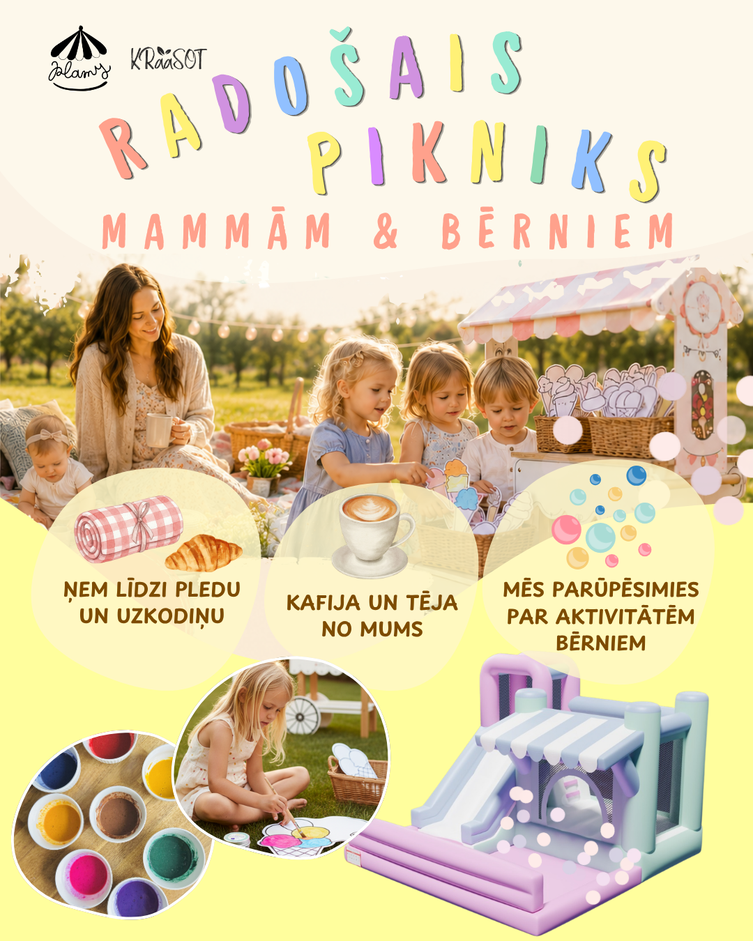 KRaaSOT & Plamy Radošais Pikniks Mammām un Bērniem