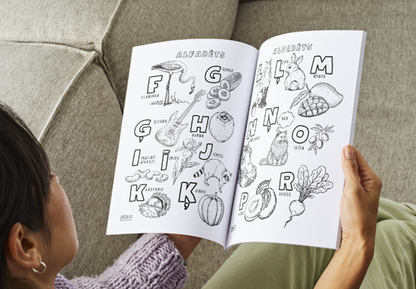 Latviešu valodas alfabēta krāsojamās lapas | Printējams PDF bērniem